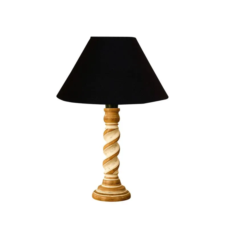 Modera Zelo Wooden Table Lamp - Black media 5
