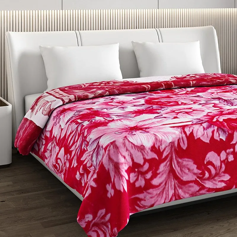 Monte Carlo Crimson Blossom Blanket (Pink)- 800 GSM media 5