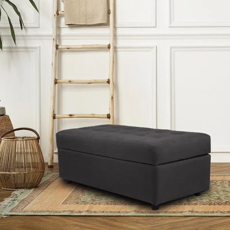 Zaviro Nuvia Ottoman - Grey media 6