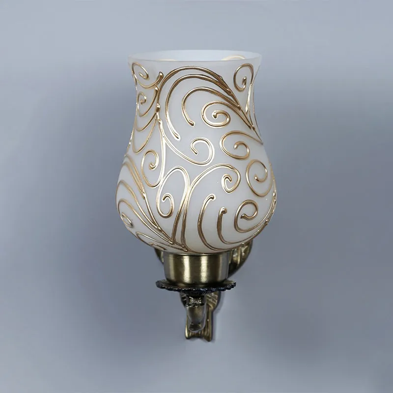 Dila Love Gleam Mosaic Glass & Metal Wall Lamp media 4