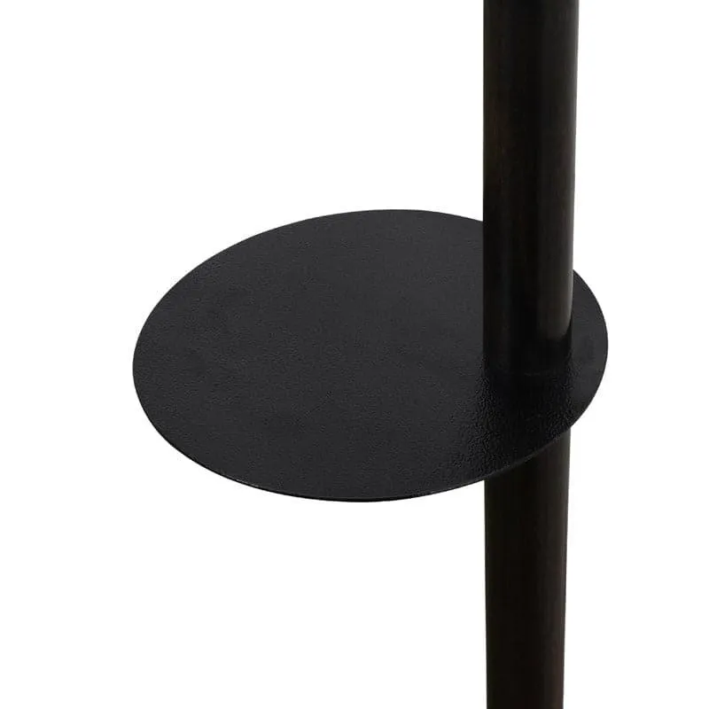 Walnut Musa Floor Lamp With Shelf media 4