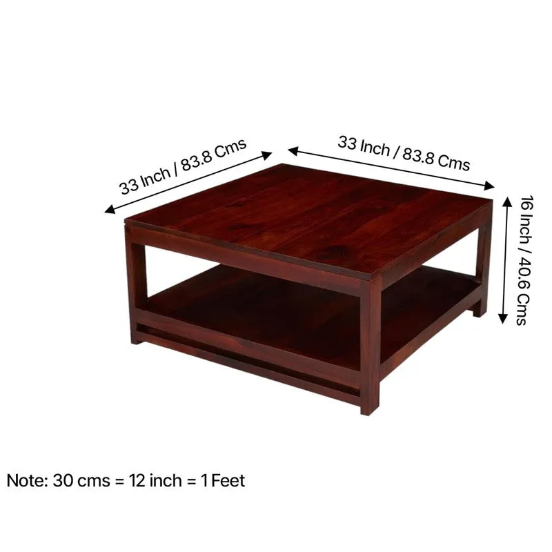 Erixon Sheesham Wooden Center Table - Deep Brown media 11