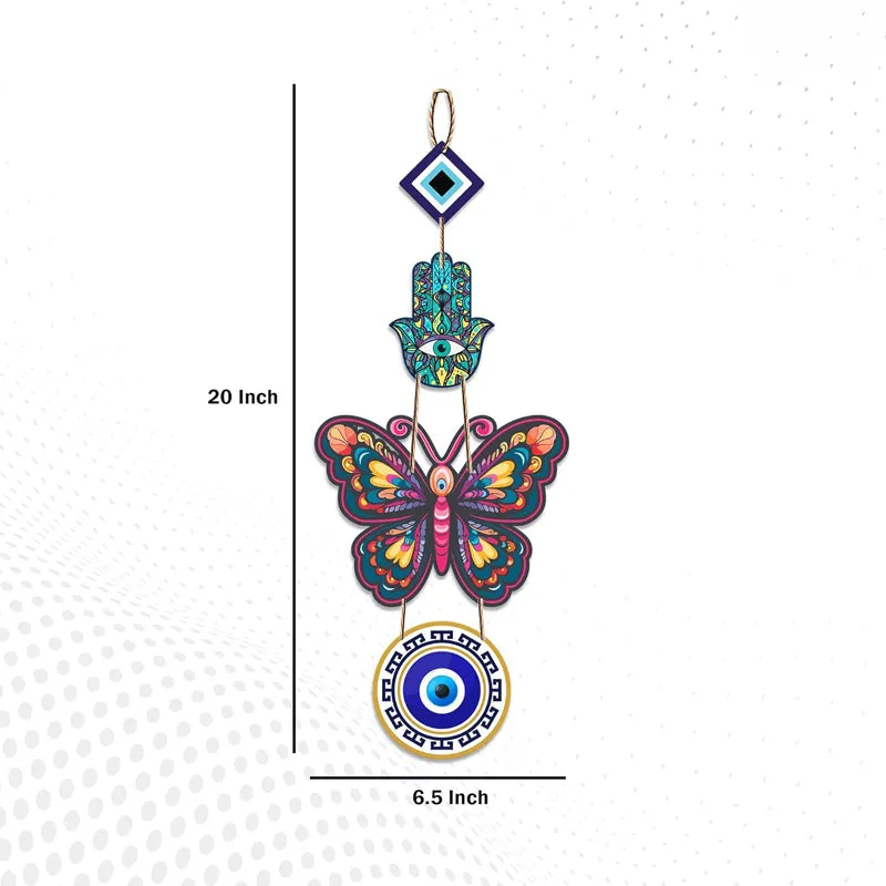 Vibrant Butterfly II Polyester & MDF Wall Hanging media 5