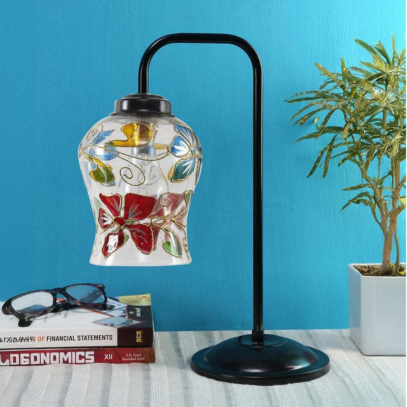 Mosaic Arch Glass Table Lamp - Multicolor media 3