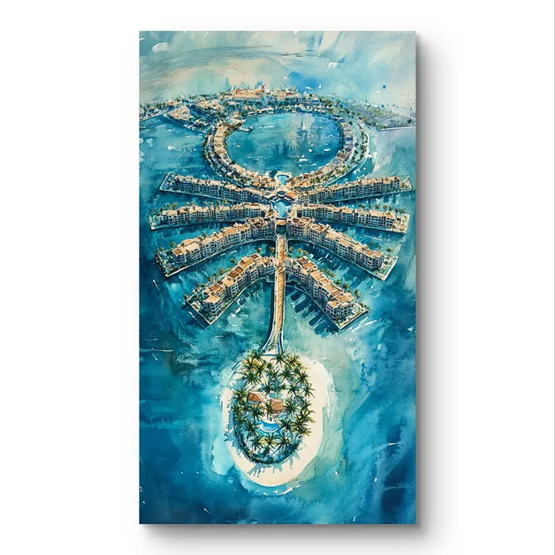 Azure Visions Wall Painting media 3
