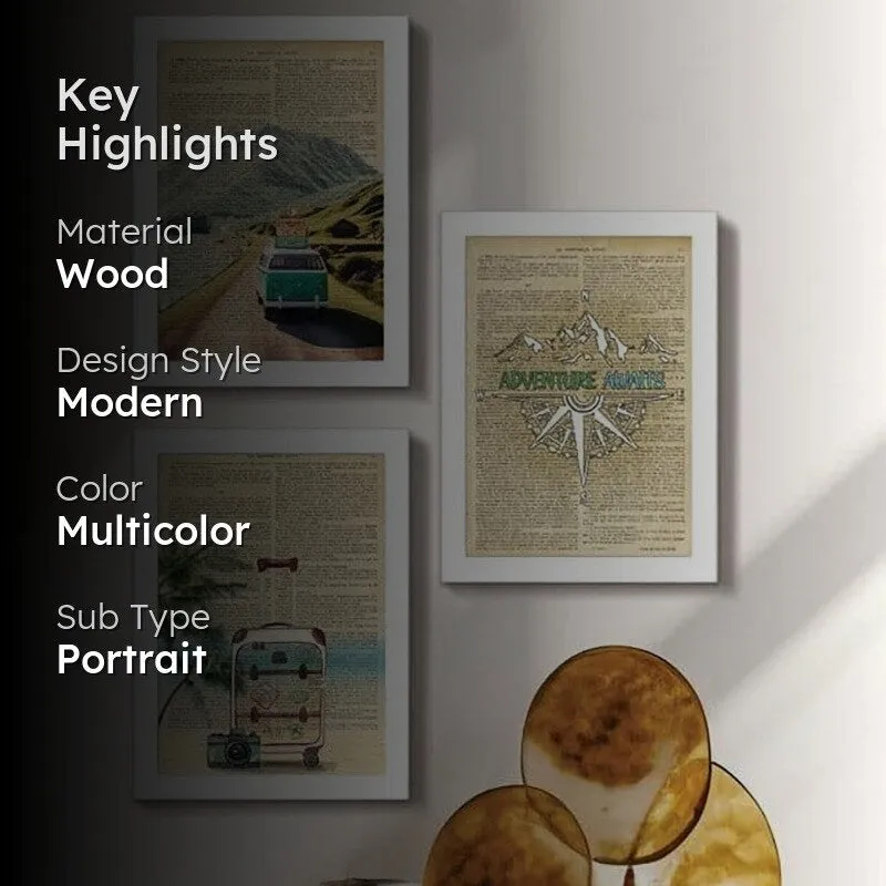 Beachy Roadtrip Wall Art - Set Of Three media 2