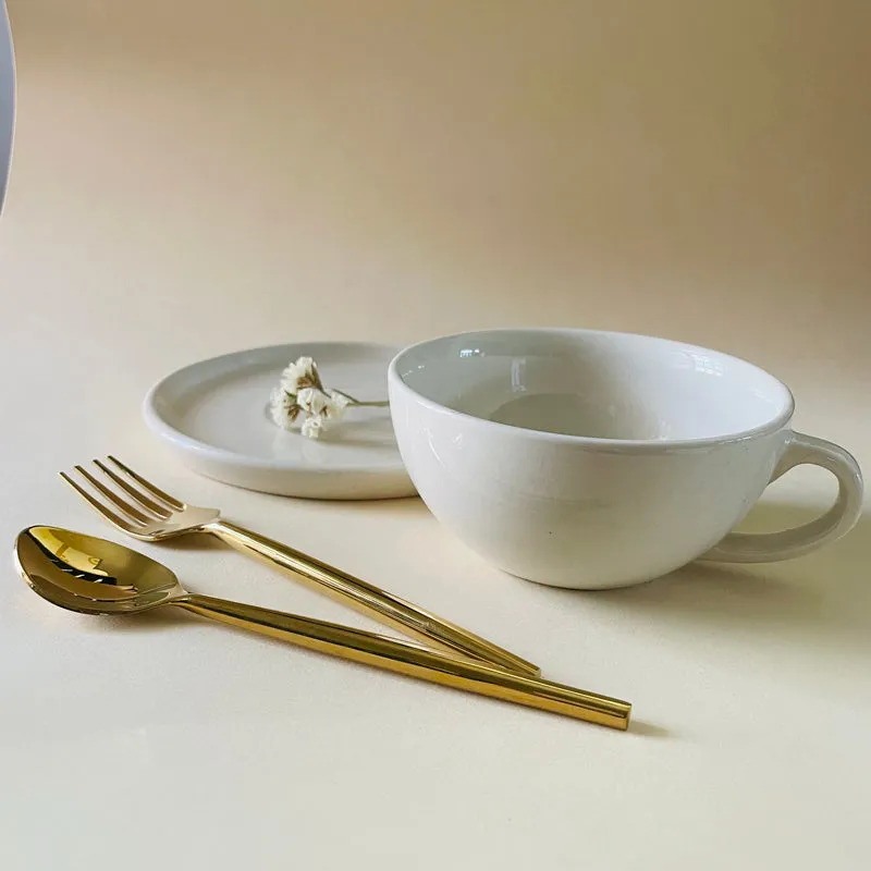 Carsten Cup & Saucer (Cream) - 300 mL media 3