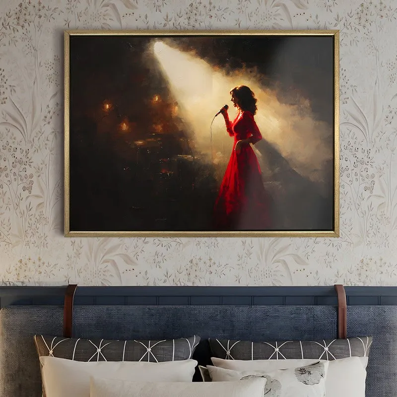 Cabaret Melody Canvas Wall Painting With Frame media 5