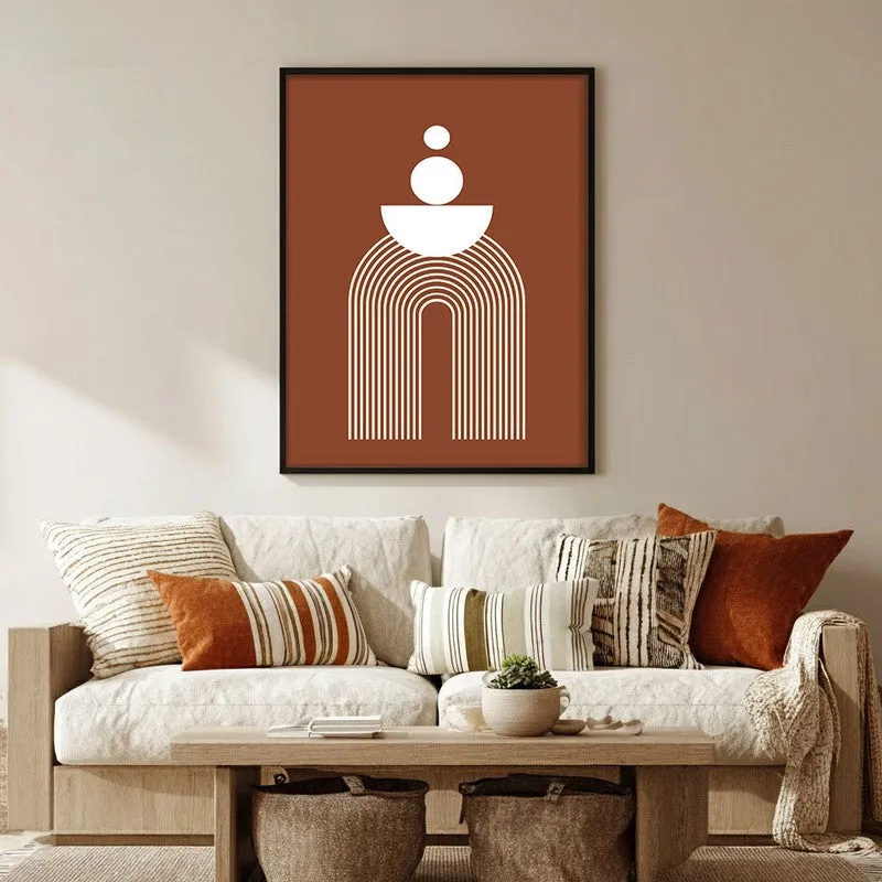 Zen Gateway Canvas Wall Painting With Black Frame media 5