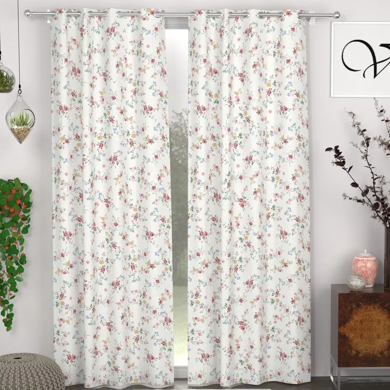 Floral Twilight Curtains - Set of Two media 1