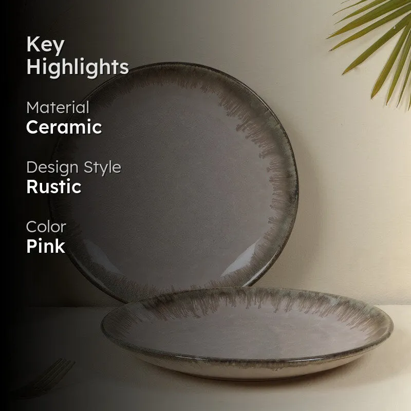Crestora Elegance Dinner Plate (Pink) - Set Of Two media 2