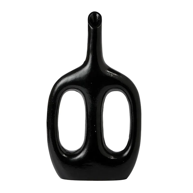 Anzu Aluminium Vase - Black media 3