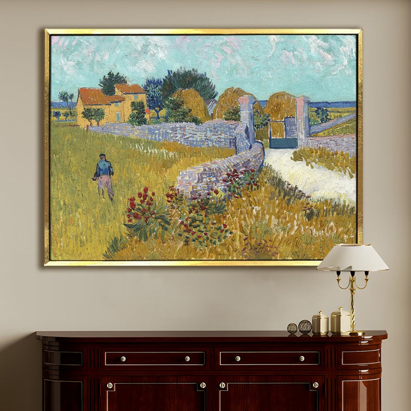 Summer Acre Canvas Wall Painting With Frame