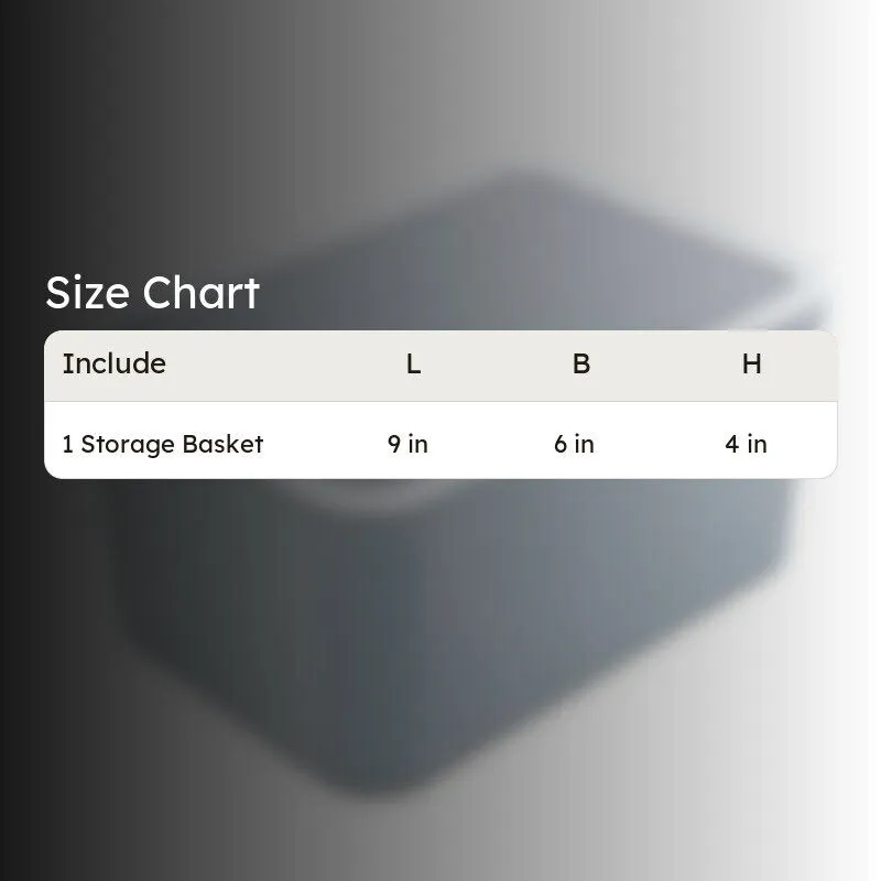 Mille Plastic Storage Basket - Grey media 8