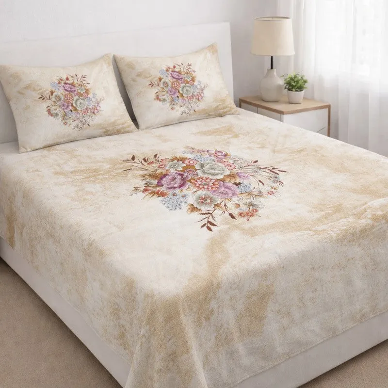 Bloom Charm Printed Bedsheet - 180 GSM media 3