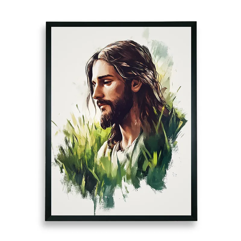 Light Of Jesus Wall Art With Resin Frame media 7