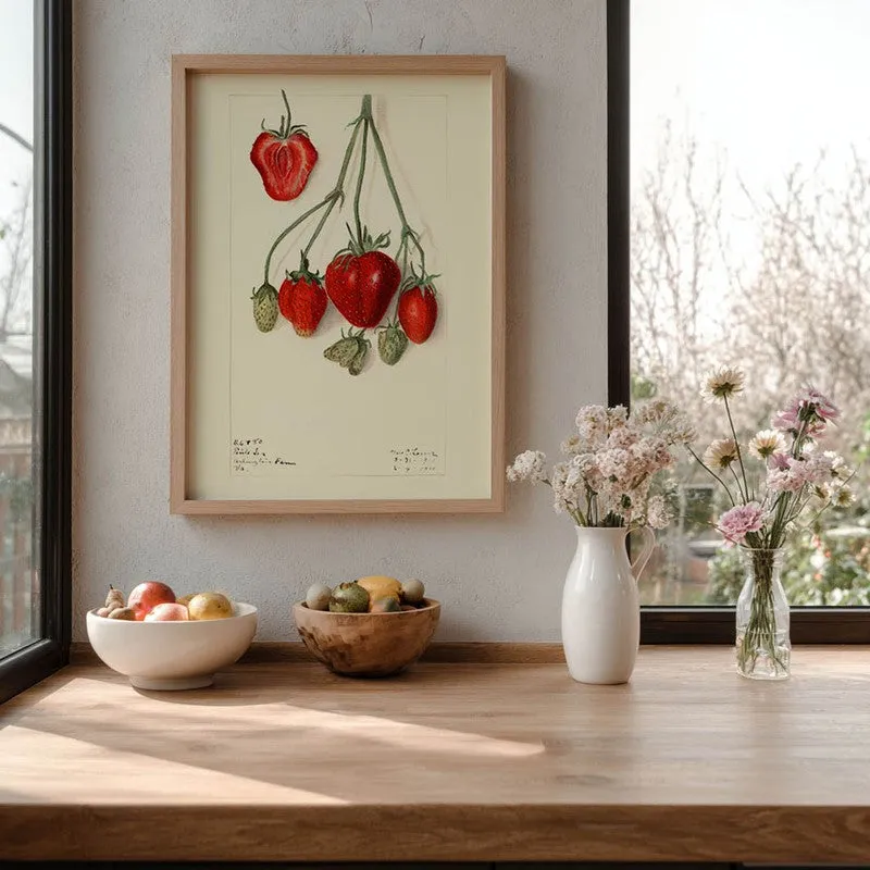 Juicy Harmony Archival Canvas Wall Art - Brown media 6
