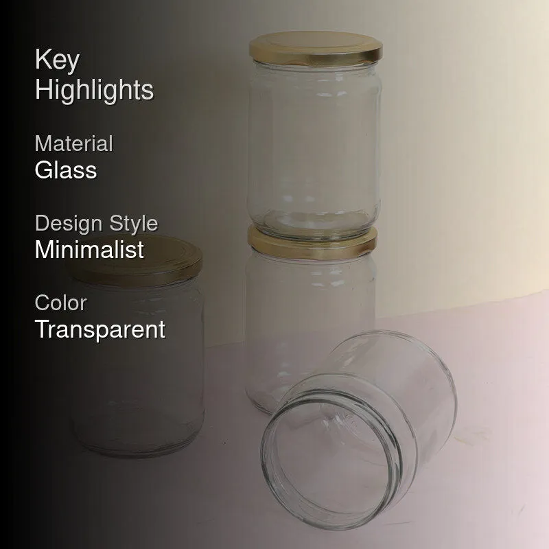 Owyn Airtight Storage Jar (500 mL Each) - Set Of Four media 2