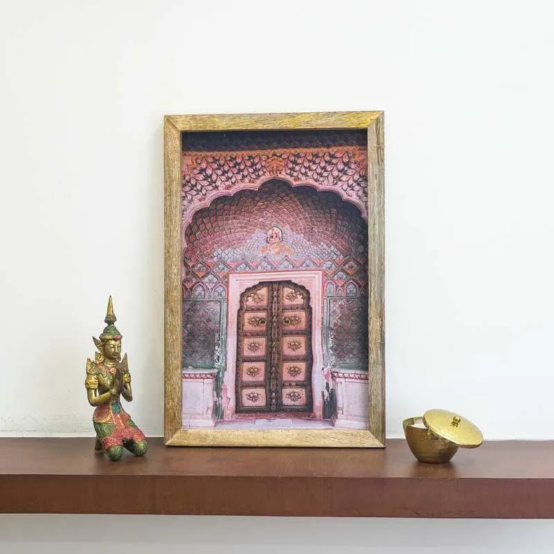 Gate of Jaipur Canvas Painting media 1