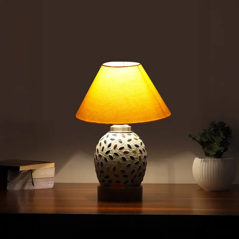 Lushira Wooden Table Lamp - Multicolor media 1