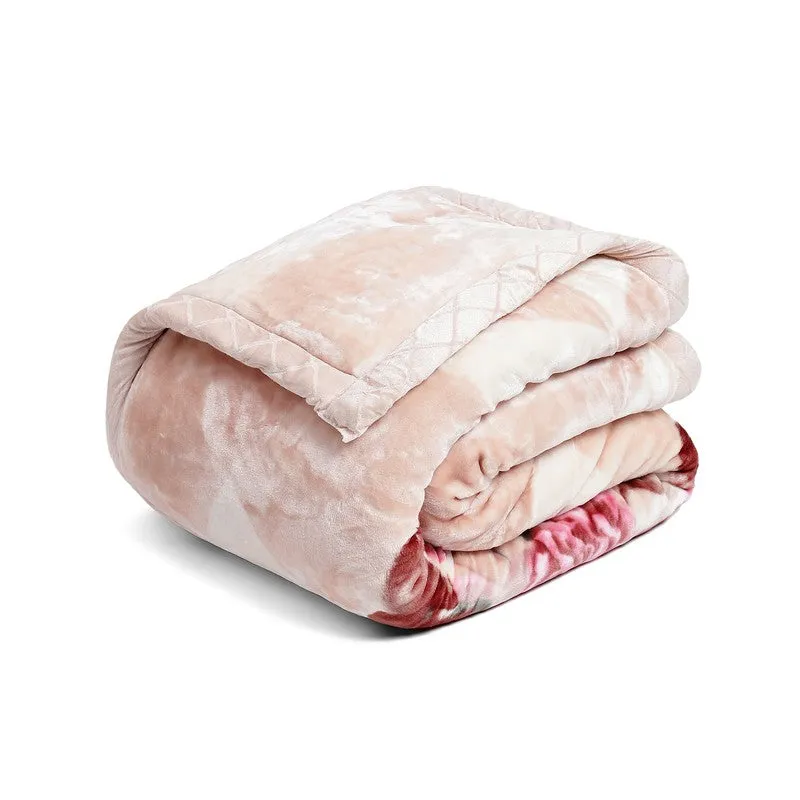 Monte Carlo Blush Blossom Blanket - 1000 GSM media 5