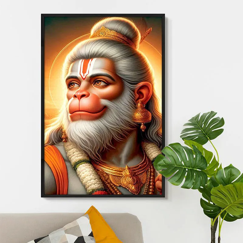 The Divine Warrior Wall Painting With Frame media 5