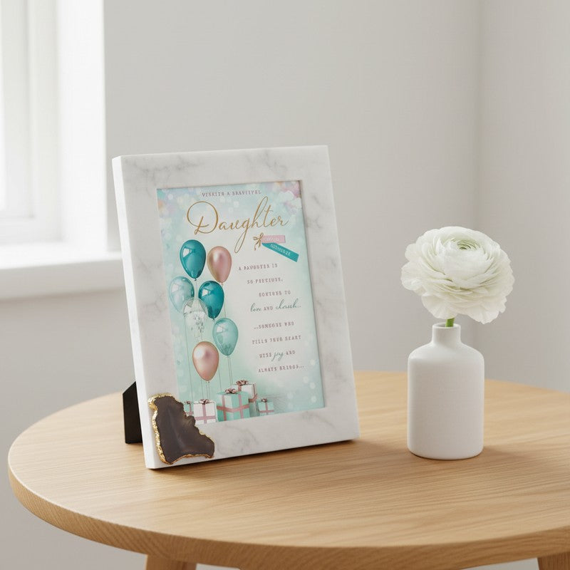 Opulent Moments Marble Photo Frame