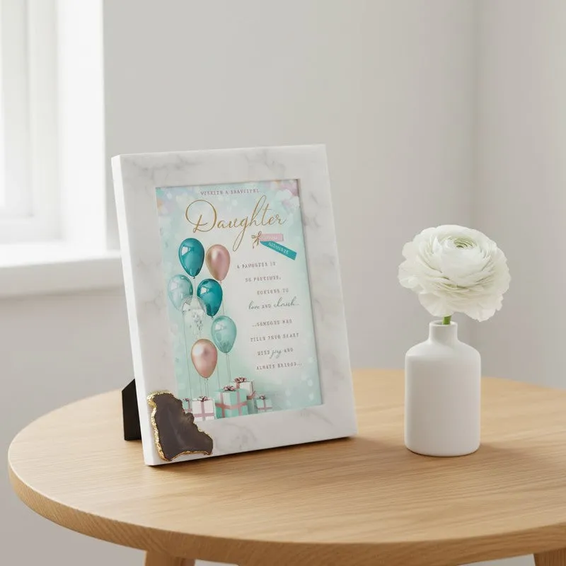 Opulent Moments Marble Photo Frame media 1