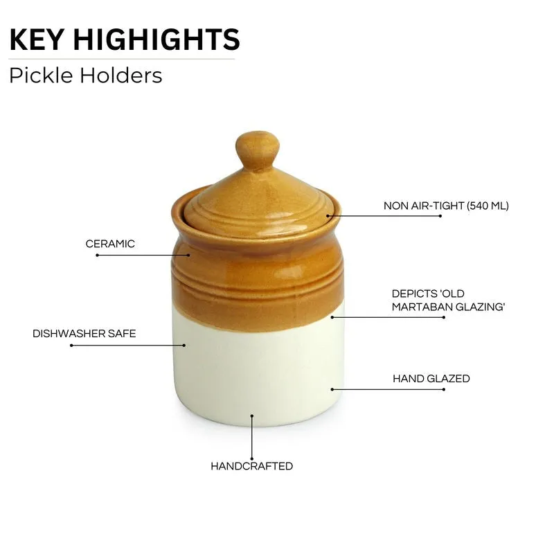 Bharni Condiment Jar (540 Ml) - Set Of Two media 4