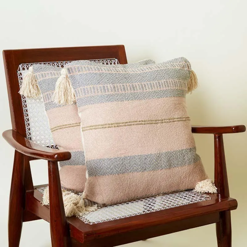 Infinity Stripe Cushion Cover - Set Of Two media 1