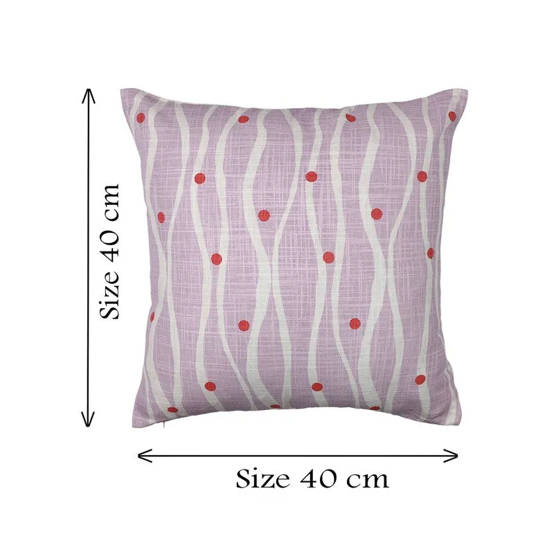 Artwave Cotton Cushion Cover (Pink) - Set of Two media 7
