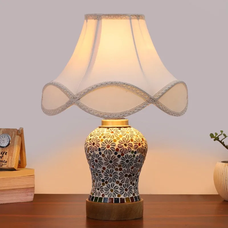 Santora Arc Wooden Table Lamp - Multicolor media 3