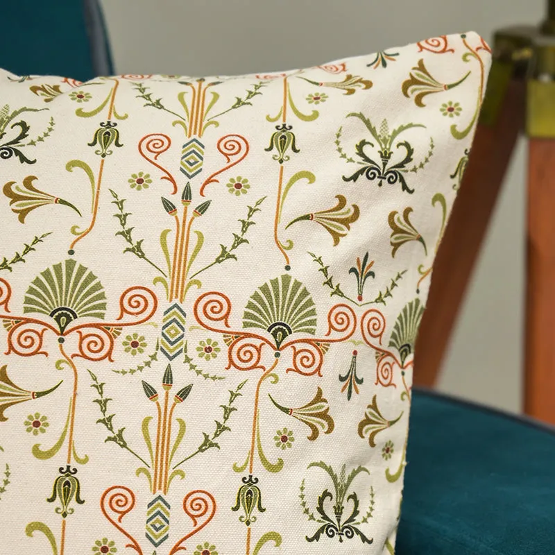 Sage Stitch Printed Cushion Cover media 4