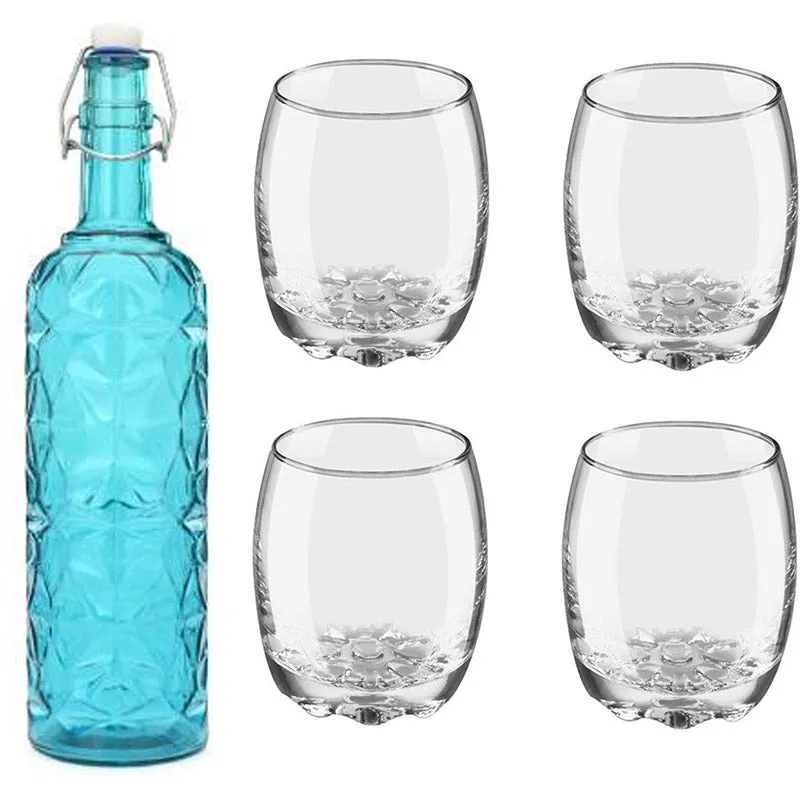 Oakes 1000 mL Water Bottle With 270 mL Glasses - Five Piece Set media 3