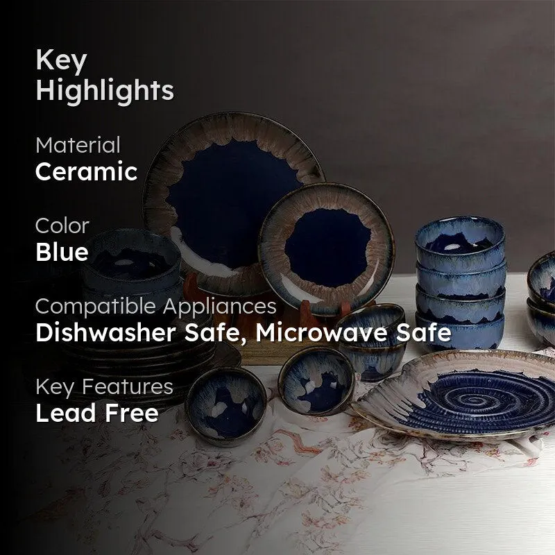 Halmi Handmade Dinner Set - 28 Piece Set media 2
