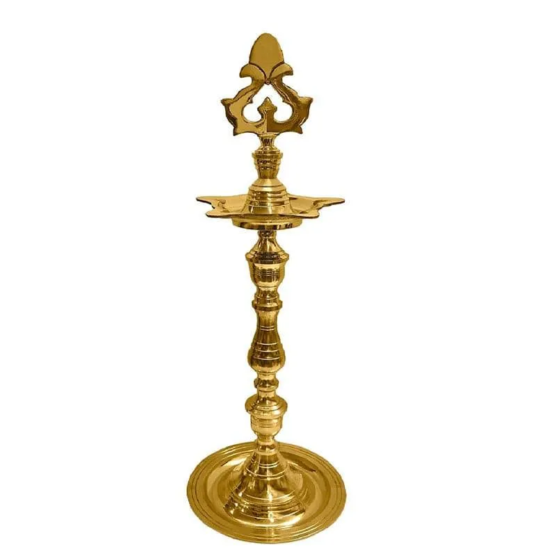 Vibha Brass Lamp - Large media 3
