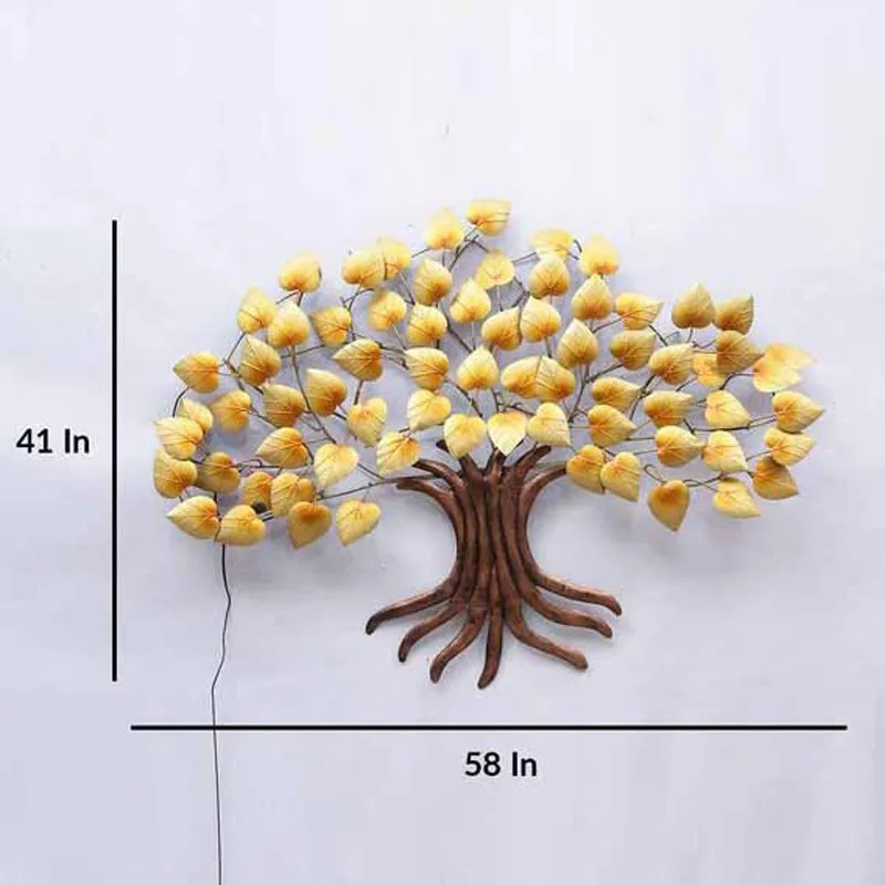 Backlit Banyan Tree Iron Wall Accent media 8