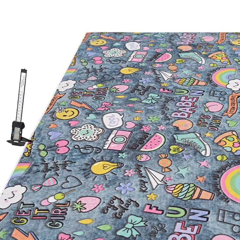 Nuvra Rainbow Anti-Skid Carpet media 9
