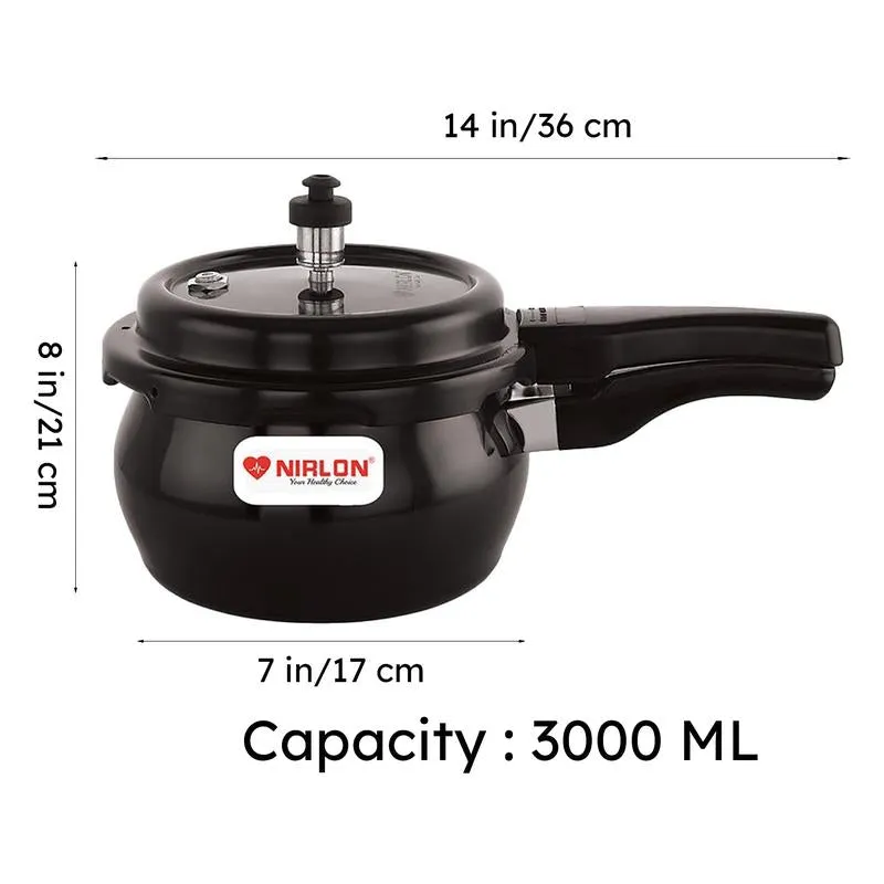 Nirlon Hard Anodized Pressure Cooker - 3000 mL media 9