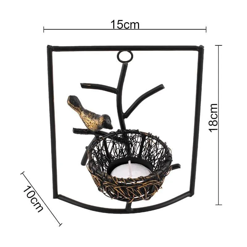 Bird Nest Candle Holder - Set Of Two media 5