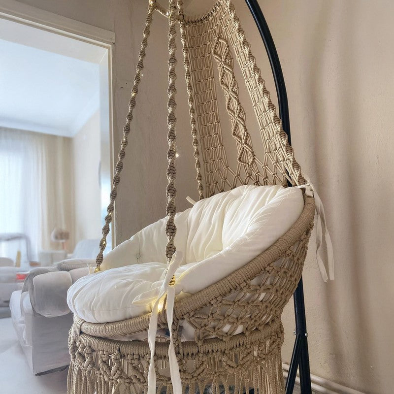 Clyra Macrame Swing Chair media 3