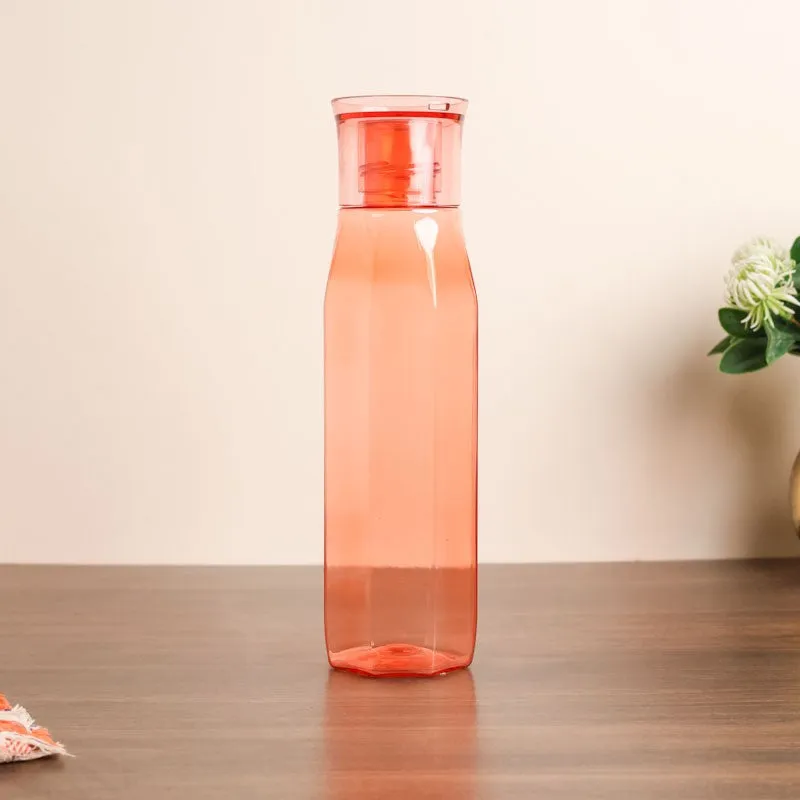 AquaLite Peach Clear PET Bottle (1000 mL Each) - Set Of Four media 4