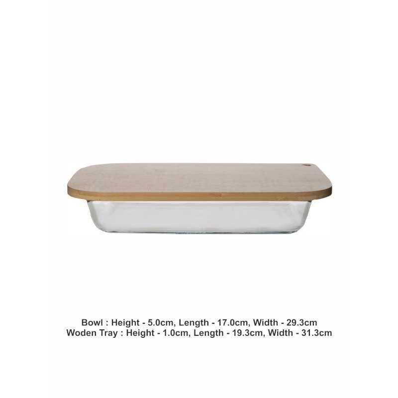 Bakezo Baking Tray With Wooden Base media 5