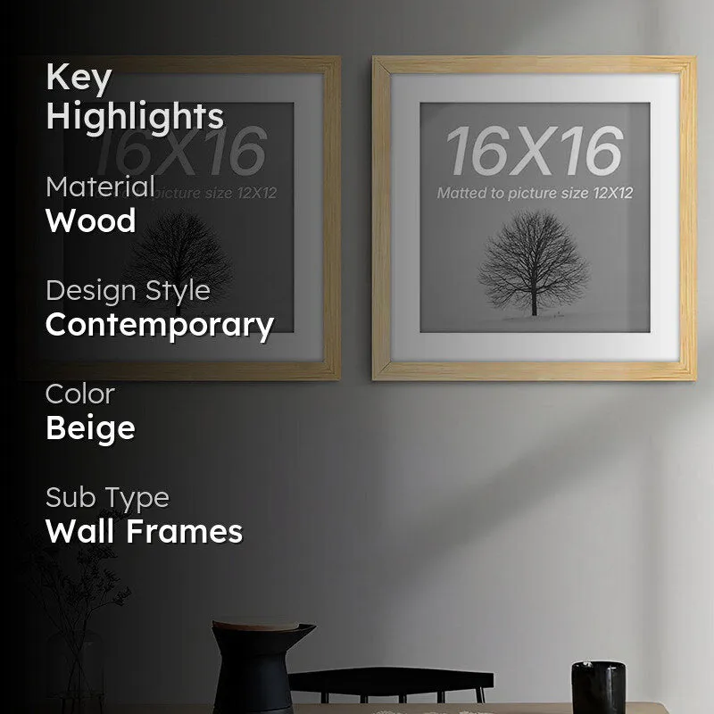 Driftwood Charm Photo Frame (Beige) - Set Of Two media 2