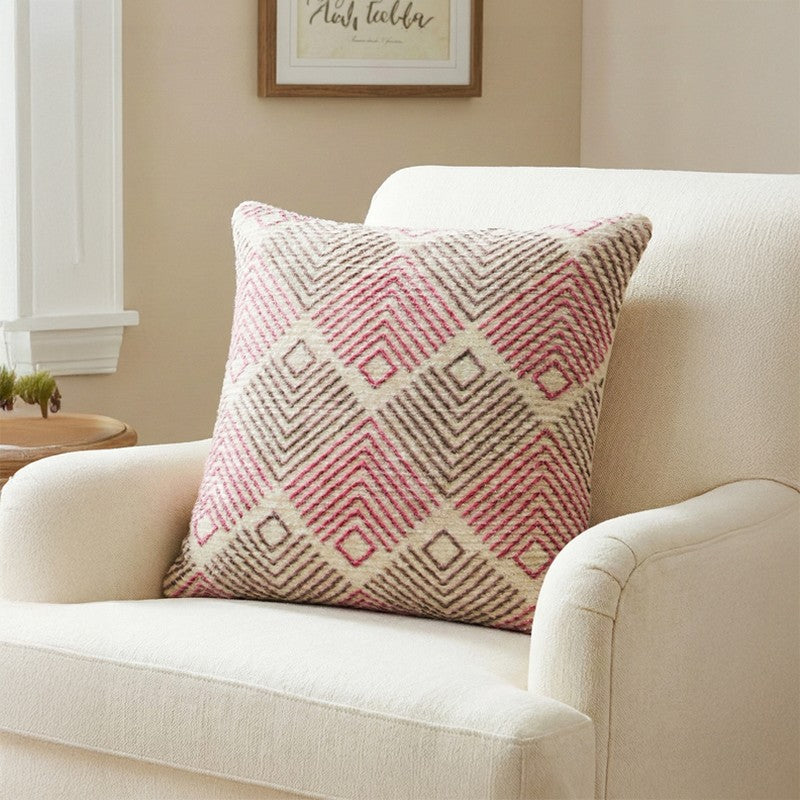 AngularAura Cushion Cover - Coral