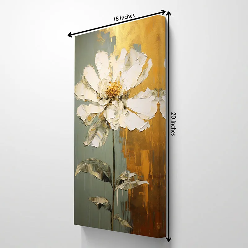 Painted Daisy Canvas Wall Art media 6