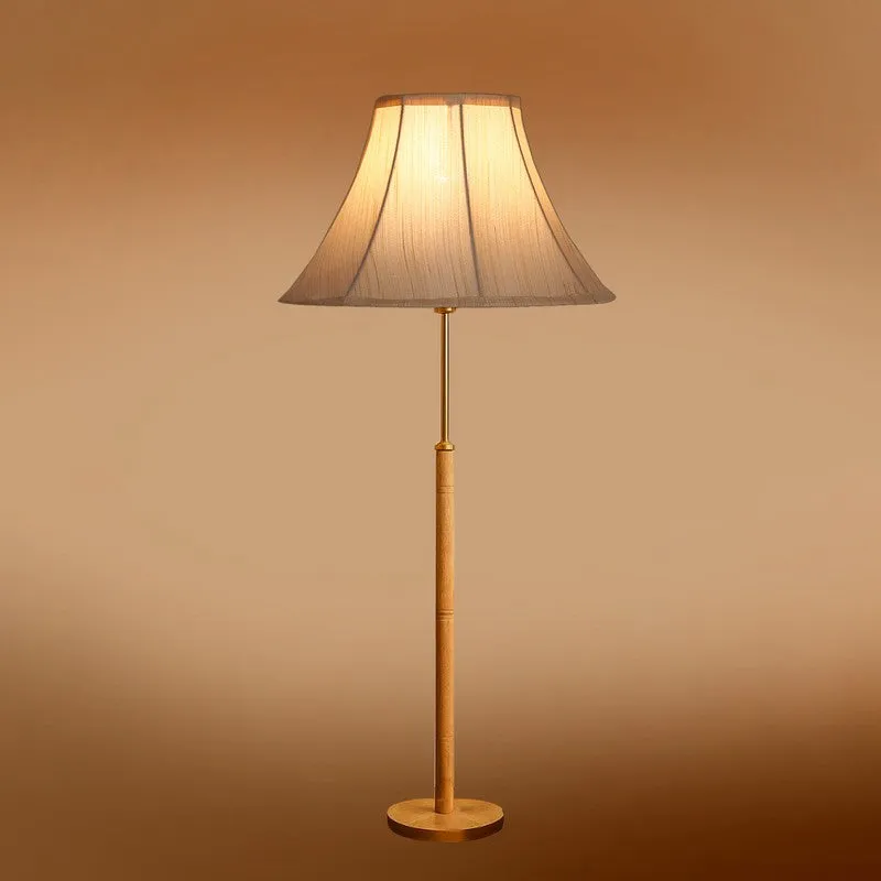 Calm Curve Wooden Floor Lamp - White media 7