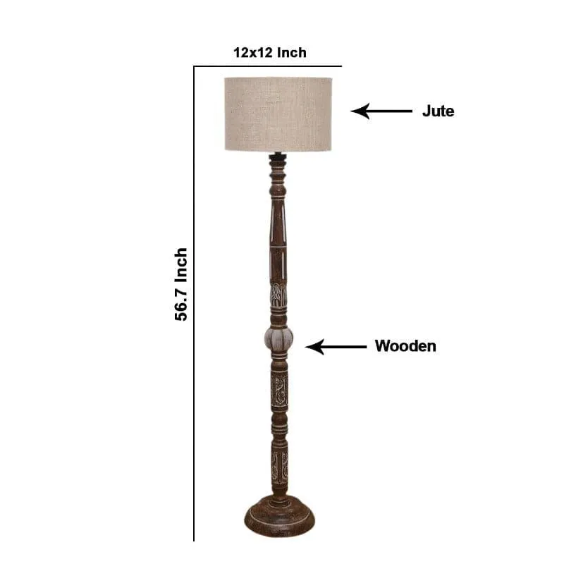 Colton Dona Floor Lamp - Beige media 5