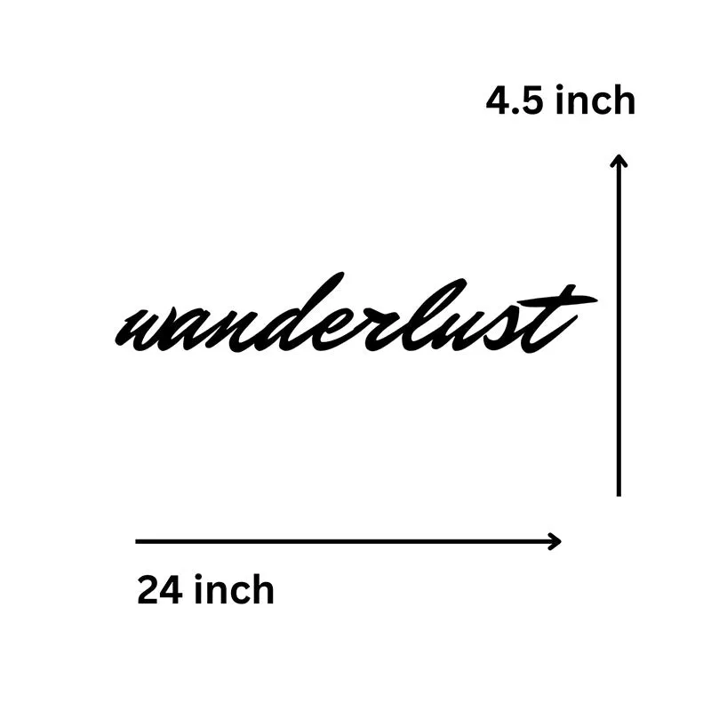 Wanderlust Iron Wall Accent media 5