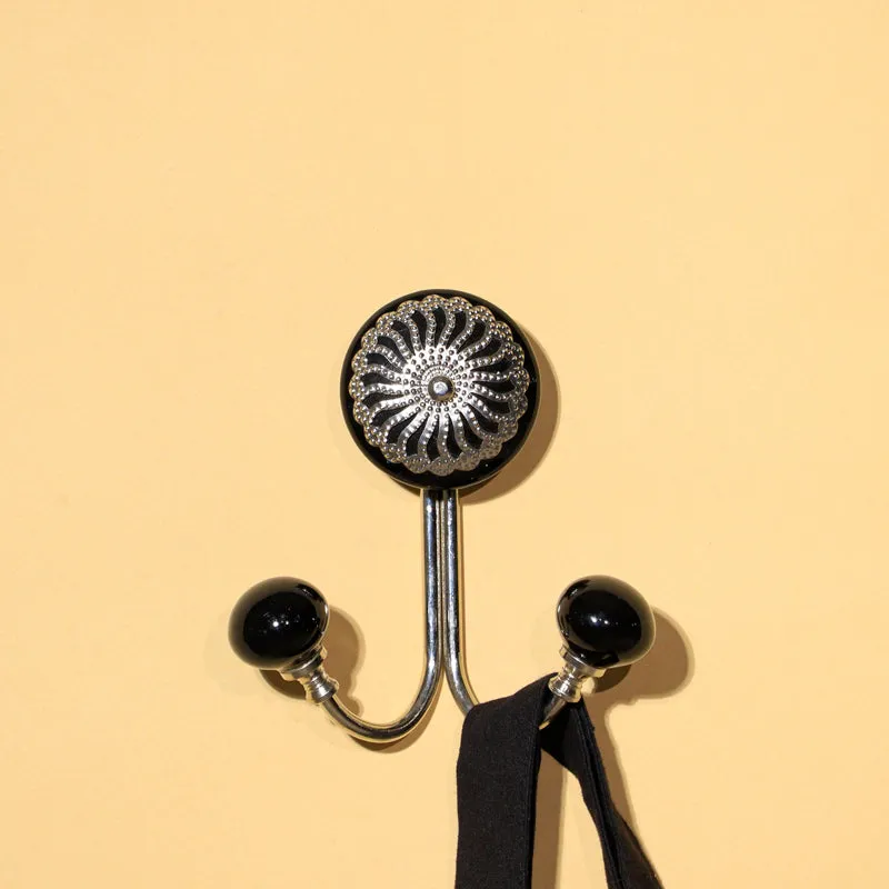 Swirlo Floral Filigree Wall Hook media 1